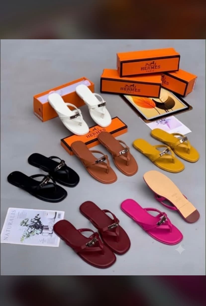 Hermes slippers size 38-40